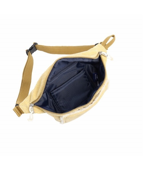 Champion(チャンピオン)の「Champion/チャンピオン ブリオ ボアウエストバッグ コーデュロイ 11343(ボディバッグ/ウエストポーチ・レディース・イエロー/アイボリー/グレー・FREE)」の4枚目の写真