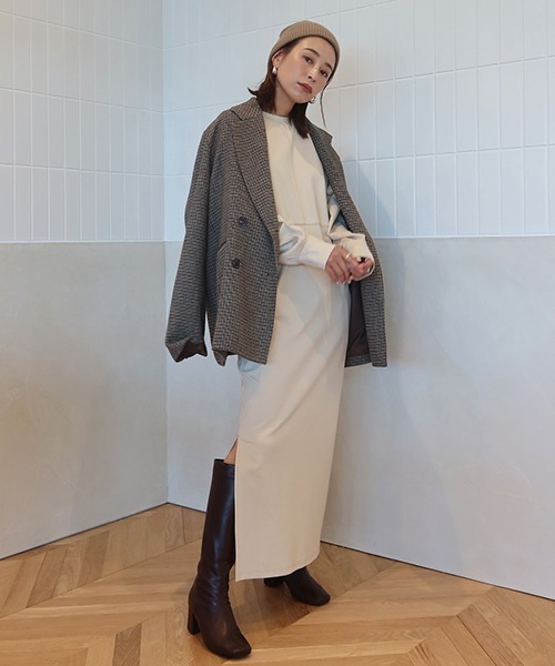 CREDONA(クレドナ)の「ニットキャップ(ニットキャップ/ビーニー・レディース・ブラック/ベージュ/ホワイト系その他・FREE)」の16枚目の写真