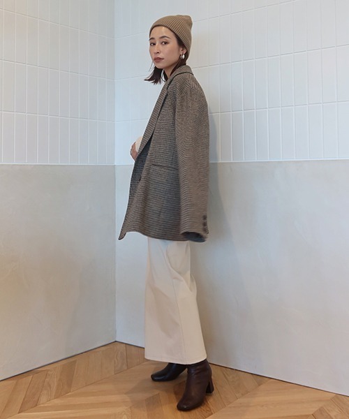 CREDONA(クレドナ)の「ニットキャップ(ニットキャップ/ビーニー・レディース・ブラック/ベージュ/ホワイト系その他・FREE)」の17枚目の写真