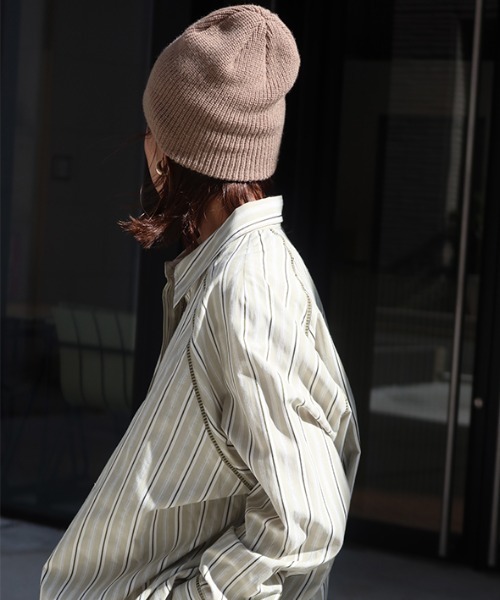 CREDONA(クレドナ)の「ニットキャップ(ニットキャップ/ビーニー・レディース・ブラック/ベージュ/ホワイト系その他・FREE)」の20枚目の写真