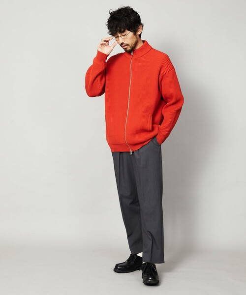 Firsthand（ファーストハンド）の「SHIRT Firsthand by 5525GALLERY/シャツファーストハンド5525ギャラリー SHT FH TUCK SLACKS / タックテーパードパンツ / スラックス（スラックス・メンズ・ネイビー/グレー・M/L）」の16枚目の写真