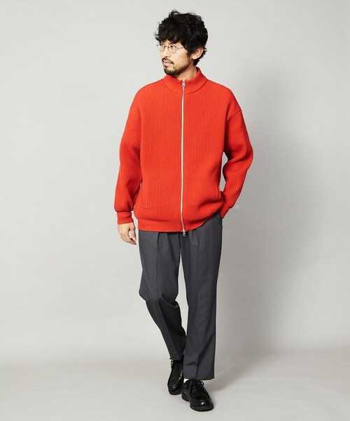 Firsthand（ファーストハンド）の「SHIRT Firsthand by 5525GALLERY/シャツファーストハンド5525ギャラリー SHT FH TUCK SLACKS / タックテーパードパンツ / スラックス（スラックス・メンズ・ネイビー/グレー・M/L）」の17枚目の写真