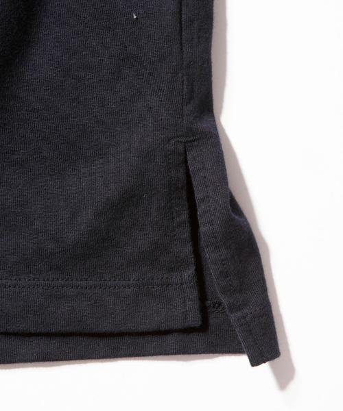 BEAUTY&YOUTH UNITED ARROWS（ビューティーアンドユースユナイテッドアローズ）の「BY ∴ ロング クルーネック クォータースリーブ MADE IN JAPAN カットソー ◆（Tシャツ/カットソー・メンズ・ホワイト/ブラウン/ネイビー・SMALL/MEDIUM/LARGE）」の14枚目の写真