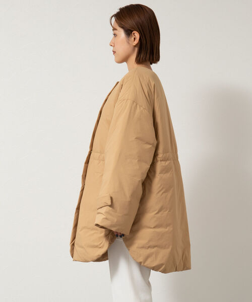 NOLLEY’S（ノーリーズ）の「ウォッシャブルライトダウンコート（ダウンジャケット/コート・レディース・キャメル/ブラック/オフホワイト・36/38）」の17枚目の写真