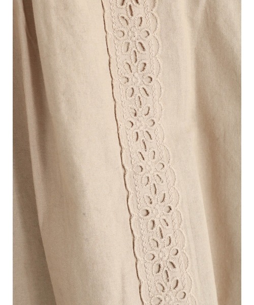 Samansa Mos2（サマンサ モスモス）の「刺繍×レース前開きブラウス（シャツ/ブラウス・レディース・オフホワイト/ブラウン/ベージュ/ブラック・ﾌﾘ-）」の20枚目の写真
