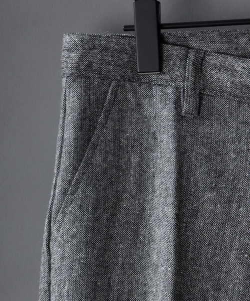 SITRY(シトリー)の「tweed tailored trousers/ツイード テーラード トラウザー(スラックス・メンズ・チャコールグレー/グレー/グレー系その他/グレー系その他2・M/L/XL)」の18枚目の写真