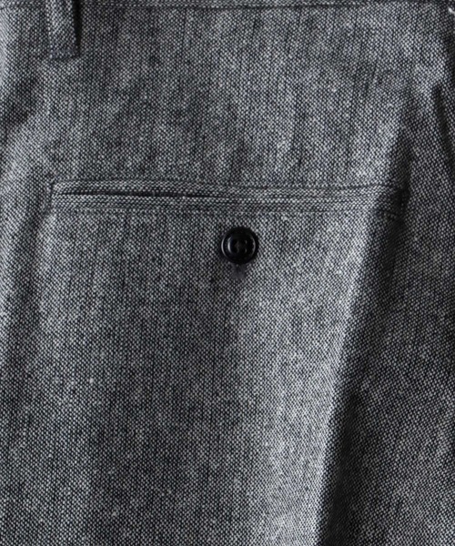SITRY(シトリー)の「tweed tailored trousers/ツイード テーラード トラウザー(スラックス・メンズ・チャコールグレー/グレー/グレー系その他/グレー系その他2・M/L/XL)」の15枚目の写真