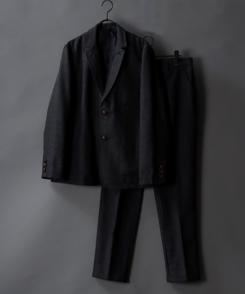 SITRY(シトリー)の「tweed tailored trousers/ツイード テーラード トラウザー(スラックス・メンズ・チャコールグレー/グレー/グレー系その他/グレー系その他2・M/L/XL)」の12枚目の写真