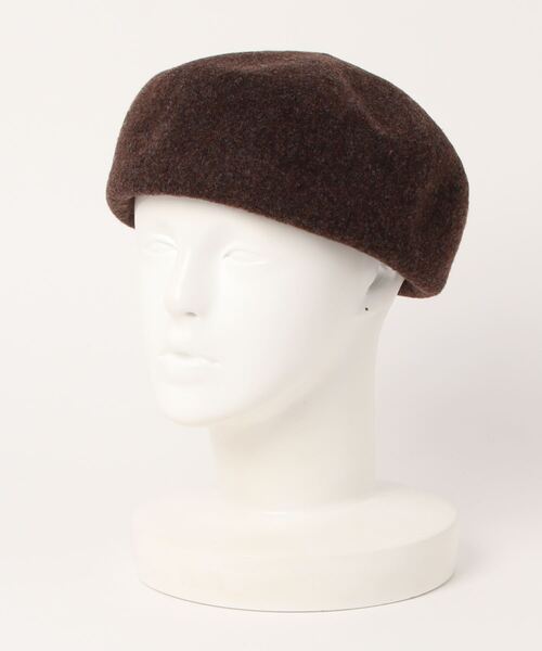 mimis（ミイーミイーズ）の「2wayウールワッチ　ベレー（ハンチング/ベレー帽・レディース・グレー/ブラウン/ブラック・FREE）」の3枚目の写真