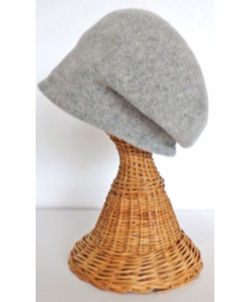 mimis（ミイーミイーズ）の「2wayウールワッチ　ベレー（ハンチング/ベレー帽・レディース・グレー/ブラウン/ブラック・FREE）」の11枚目の写真