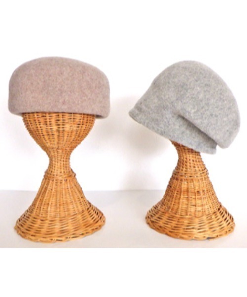 mimis（ミイーミイーズ）の「2wayウールワッチ　ベレー（ハンチング/ベレー帽・レディース・グレー/ブラウン/ブラック・FREE）」の10枚目の写真