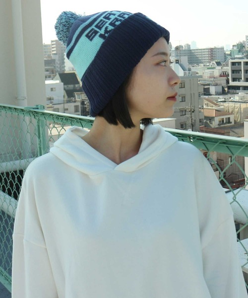 AMERICAN NEEDLE（アメリカンニードル）の「LAIDBACK / American Needle SEATTLE KRAKEN PONPON PILLOW LINE KNIT CAP / アメリカンニードル シアトルクラーケン ポンポンニットキャップ（ニットキャップ/ビーニー・レディース・ネイビー・FREE）」の4枚目の写真