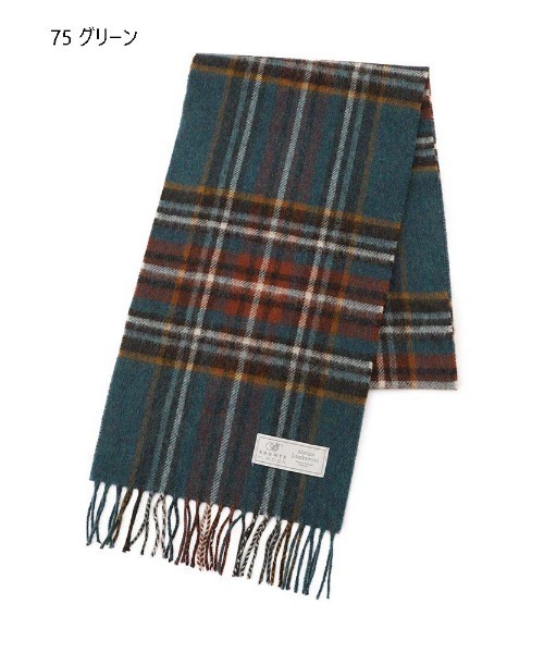 セール】インポート【MOON】マフラー チェック グレー/ベージュ