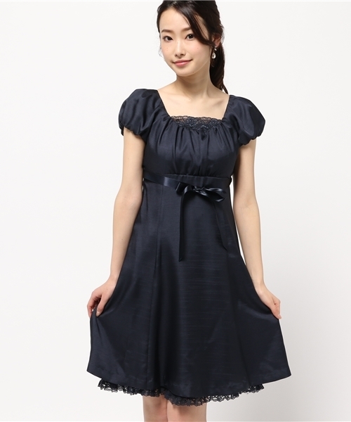 L Est Rose レストローズ の シャンタンワンピース 2et110 ワンピース Wear