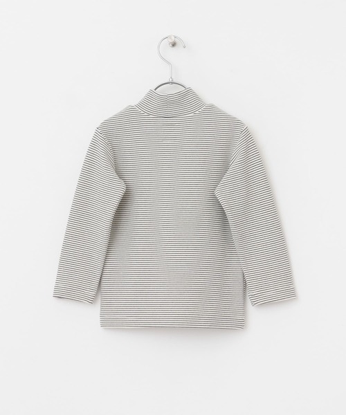URBAN RESEARCH DOORS（アーバンリサーチドアーズ）の「起毛ボーダーハイネック(KIDS)（Tシャツ/カットソー・キッズ・オフホワイト/ブラック・105/120/135/150）」の12枚目の写真