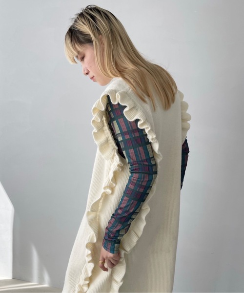 SANSeLF（サンセルフ）の「チェックシアートップス【SANSeLF