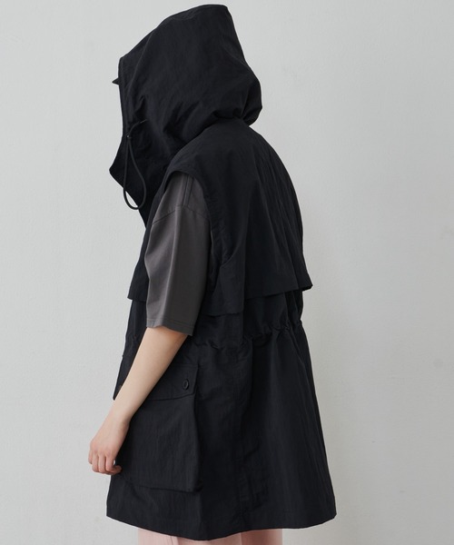 AIVER（アイバー）の「AIVER　2WAYオーバーモッズコート（モッズコート・メンズ・ブラック/ピンクベージュ/オフホワイト・LARGE/MEDIUM/SMALL）」の16枚目の写真