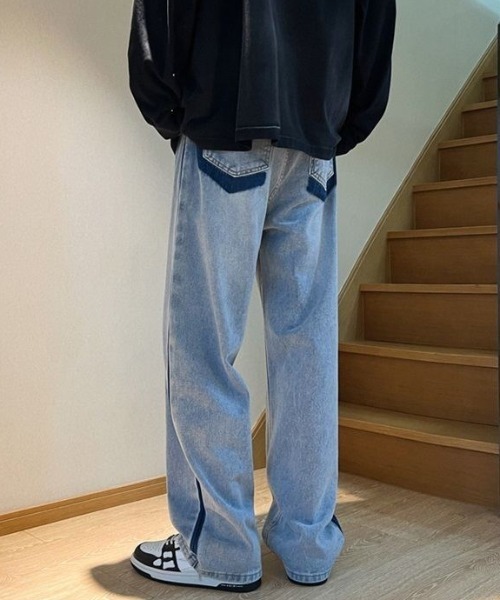 MGV（エムジーヴィー）の「サイドラインデニム（デニムパンツ・メンズ・グレー/ブルー・X-LARGE/LARGE/MEDIUM）」の12枚目の写真