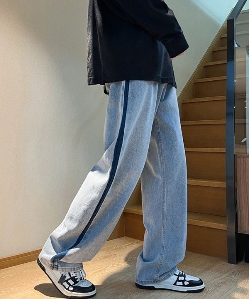 MGV（エムジーヴィー）の「サイドラインデニム（デニムパンツ・メンズ・グレー/ブルー・X-LARGE/LARGE/MEDIUM）」の16枚目の写真