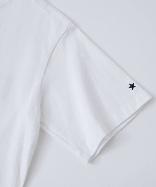 CONVERSE(コンバース)の「CONVERSE/コンバース ソリマチアキラデザイン ALL STAR ワイドクロップド半袖Tシャツ(Tシャツ/カットソー・レディース・ブラック系2/ホワイト系1/ホワイト系2/ブラック系1・M/L)」の18枚目の写真
