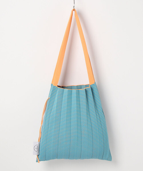 notch.（ノッチ）の「アコーディオンプリーツニットトート（トートバッグ・レディース・ブルー/イエロー/ピンク/グリーン・ONESIZE）」の12枚目の写真