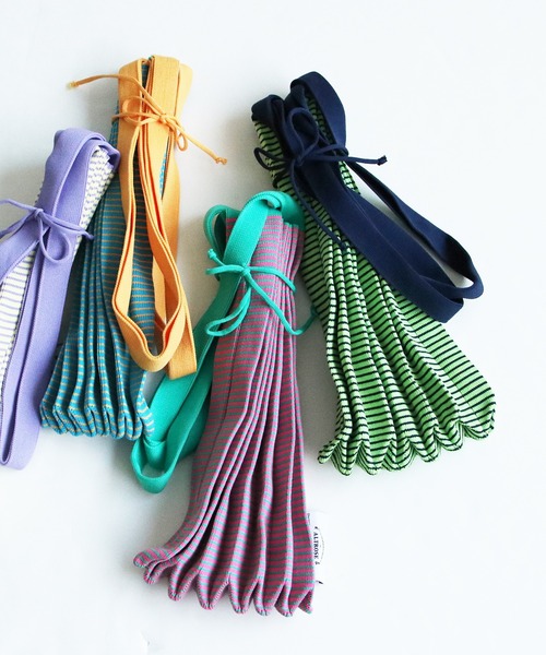 notch.（ノッチ）の「アコーディオンプリーツニットトート（トートバッグ・レディース・ブルー/イエロー/ピンク/グリーン・ONESIZE）」の5枚目の写真