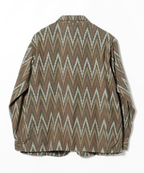 BEAMS PLUS（ビームスプラス）の「BEAMS PLUS /  イカット 4ボタン カフス ジャケット（テーラードジャケット・メンズ・オリーブ・M/L/XL/S）」の14枚目の写真