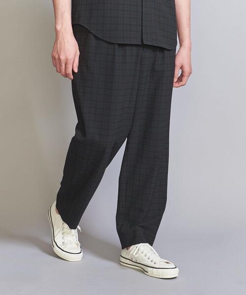 BEAUTY&YOUTH UNITED ARROWS(ビューティーアンドユースユナイテッドアローズ)の「シアサッカー 2P イージーパンツ(その他パンツ・メンズ・ネイビー/ブラック/オフホワイト・L/M/S/XL)」の8枚目の写真