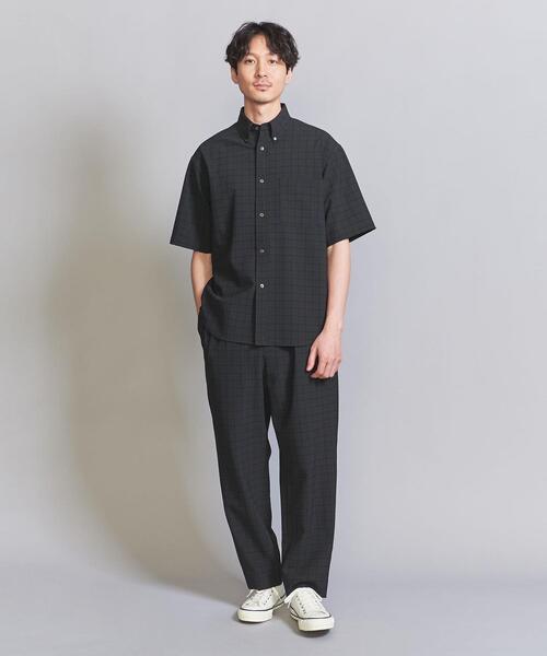 BEAUTY&YOUTH UNITED ARROWS(ビューティーアンドユースユナイテッドアローズ)の「シアサッカー 2P イージーパンツ(その他パンツ・メンズ・ネイビー/ブラック/オフホワイト・L/M/S/XL)」の9枚目の写真