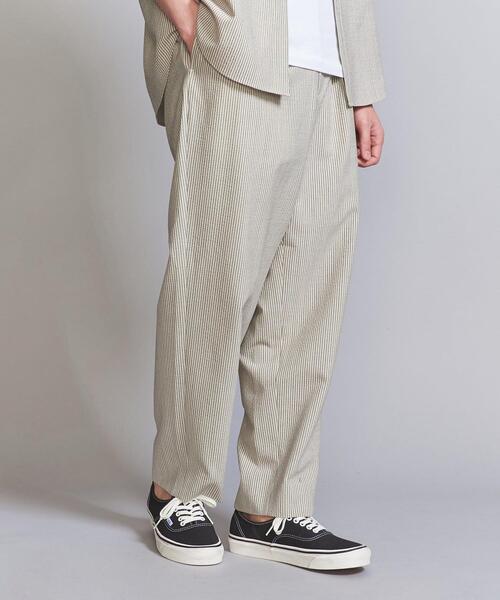 BEAUTY&YOUTH UNITED ARROWS(ビューティーアンドユースユナイテッドアローズ)の「シアサッカー 2P イージーパンツ(その他パンツ・メンズ・ネイビー/ブラック/オフホワイト・L/M/S/XL)」の12枚目の写真