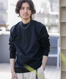 NANO universe | LB.04/アンチスメルモックネックTシャツ 長袖(Tシャツ/カットソー)
