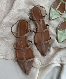 DouDou | ポインテッドフラットサンダル(サンダル)