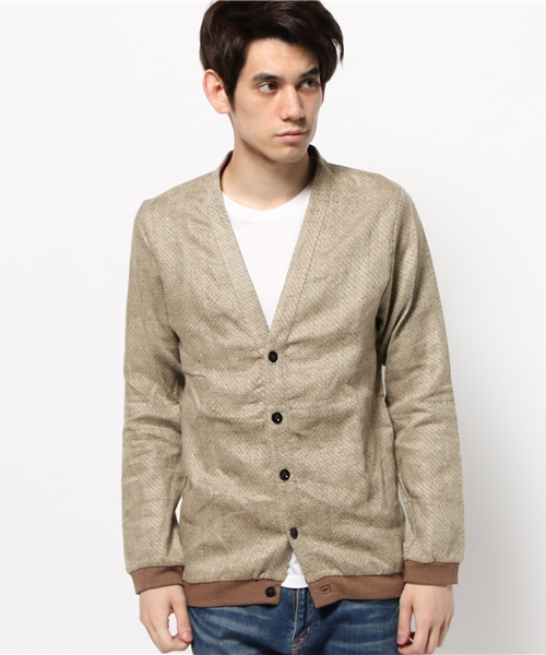 OUTLET（アウトレット）の「【BLOOM&BRANCH】FRANK.LLNNCARDI（カーディガン/ボレロ・メンズ・カーキ・SMALL/X-SMALL）」の2枚目の写真
