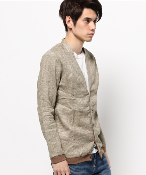 OUTLET（アウトレット）の「【BLOOM&BRANCH】FRANK.LLNNCARDI（カーディガン/ボレロ・メンズ・カーキ・SMALL/X-SMALL）」の3枚目の写真
