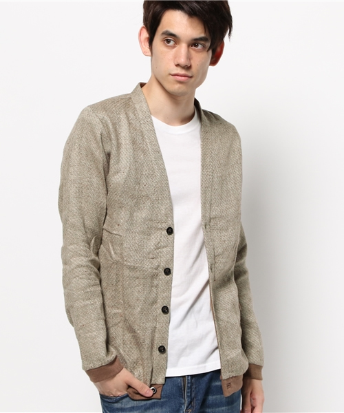 OUTLET（アウトレット）の「【BLOOM&BRANCH】FRANK.LLNNCARDI（カーディガン/ボレロ・メンズ・カーキ・SMALL/X-SMALL）」の5枚目の写真