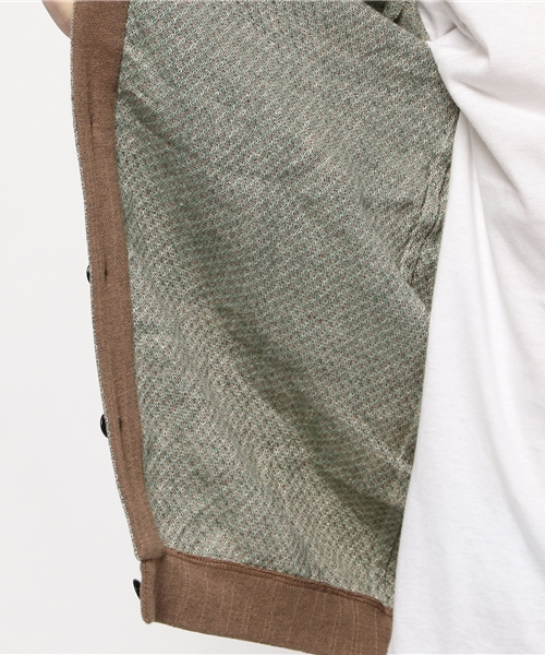 OUTLET（アウトレット）の「【BLOOM&BRANCH】FRANK.LLNNCARDI（カーディガン/ボレロ・メンズ・カーキ・SMALL/X-SMALL）」の10枚目の写真