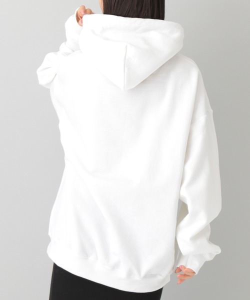 A part by（アパートバイ）の「【e/rm・別注】REGENCYWORKS（リージェンシーワークス）スウェットフーディー（パーカー・レディース・ラベンダー/オフホワイト・FREE）」の8枚目の写真