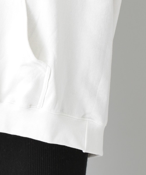 A part by（アパートバイ）の「【e/rm・別注】REGENCYWORKS（リージェンシーワークス）スウェットフーディー（パーカー・レディース・ラベンダー/オフホワイト・FREE）」の14枚目の写真