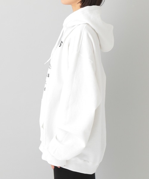 A part by（アパートバイ）の「【e/rm・別注】REGENCYWORKS（リージェンシーワークス）スウェットフーディー（パーカー・レディース・ラベンダー/オフホワイト・FREE）」の19枚目の写真