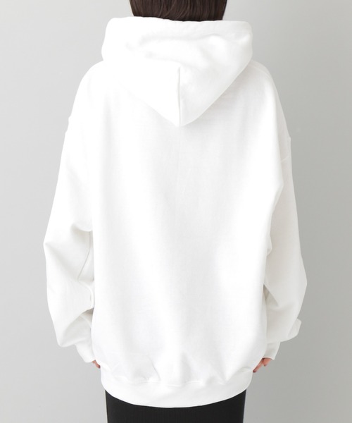 A part by（アパートバイ）の「【e/rm・別注】REGENCYWORKS（リージェンシーワークス）スウェットフーディー（パーカー・レディース・ラベンダー/オフホワイト・FREE）」の20枚目の写真