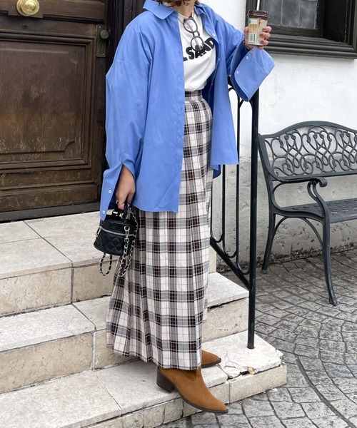 archives(アルシーヴ)の「【Limited item】CHECK LAP SKIRT(スカート・レディース・ベージュ/レッド/ブラック・MEDIUM)」の19枚目の写真