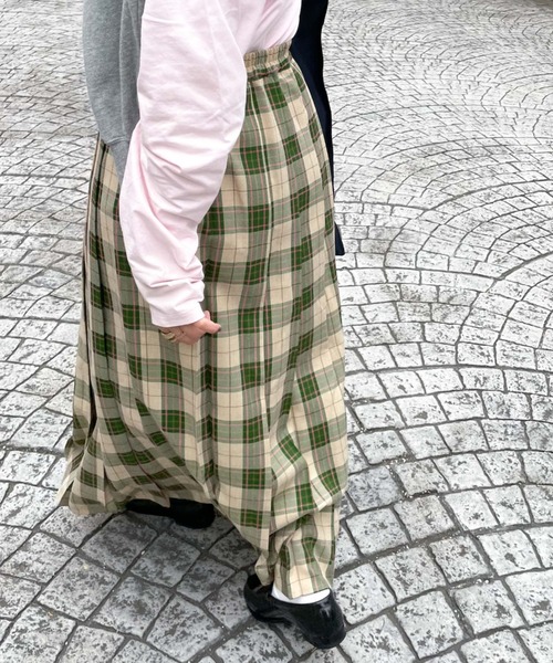 archives(アルシーヴ)の「【Limited item】CHECK LAP SKIRT(スカート・レディース・ベージュ/レッド/ブラック・MEDIUM)」の20枚目の写真