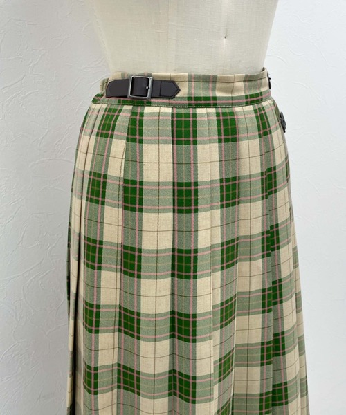 archives(アルシーヴ)の「【Limited item】CHECK LAP SKIRT(スカート・レディース・ベージュ/レッド/ブラック・MEDIUM)」の15枚目の写真
