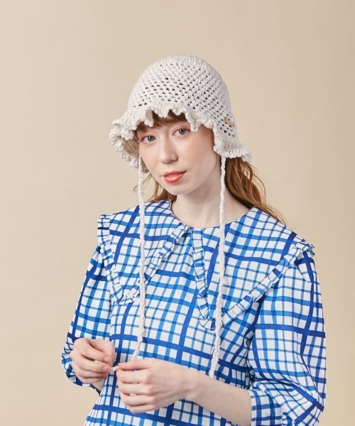 kaorinomori（カオリノモリ）の「kaorinomori リリハット / カオリノモリ（ハット・レディース・ホワイト/イエロー/ブルー・FREE）」の10枚目の写真