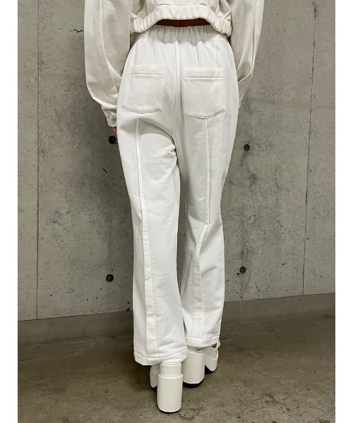 ENVYM（アンビー）の「タックスエットＰＴ（スウェットパンツ・レディース・グレー/ブラック/ホワイト・FREE）」の13枚目の写真