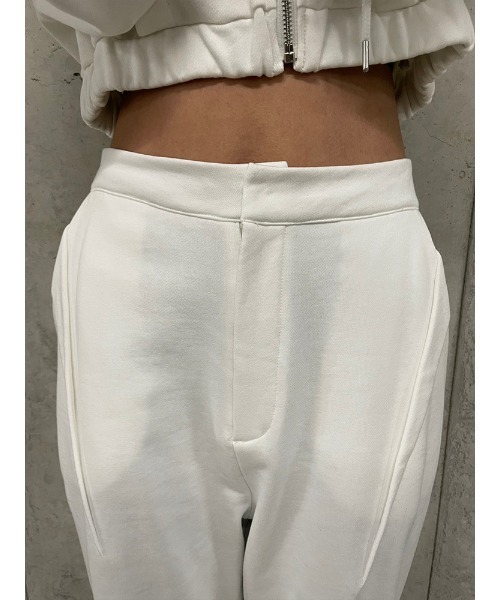 ENVYM（アンビー）の「タックスエットＰＴ（スウェットパンツ・レディース・グレー/ブラック/ホワイト・FREE）」の20枚目の写真