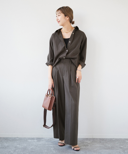 plage（プラージュ）の「douce cotton スラックス（スラックス