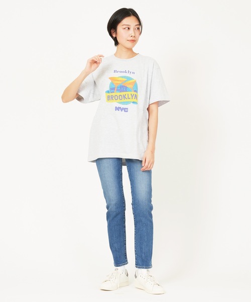 GOOD ROCK SPEED（グッドロックスピード）の「NYC（Tシャツ/カットソー・レディース・アッシュグレー・FREE）」の3枚目の写真