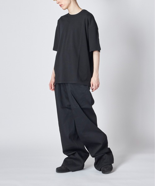 UNDECORATED（アンデコレイテッド）の「UNDECORATED Recycle Organic Cotton Pile S/S T（Tシャツ/カットソー・メンズ・ホワイト/ブラック/ダークブラウン・1/2）」の11枚目の写真