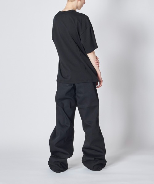 UNDECORATED（アンデコレイテッド）の「UNDECORATED Recycle Organic Cotton Pile S/S T（Tシャツ/カットソー・メンズ・ホワイト/ブラック/ダークブラウン・1/2）」の12枚目の写真